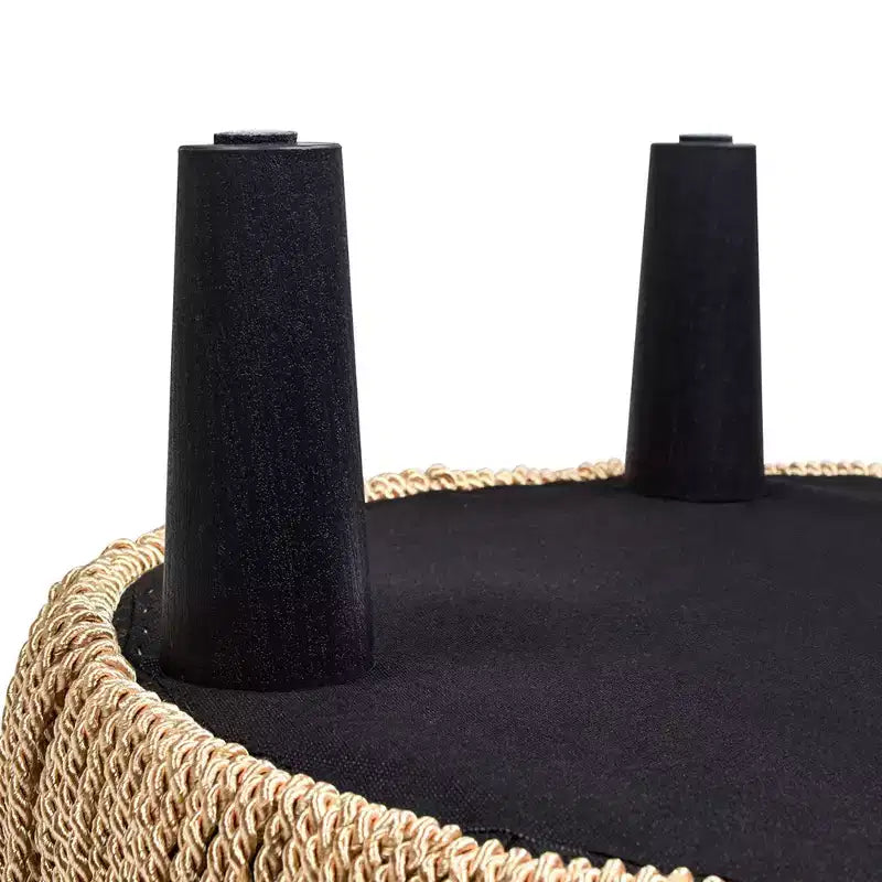Pouf rotondo d'accento imbottito Jennifer Taylor Home Yolanda 24