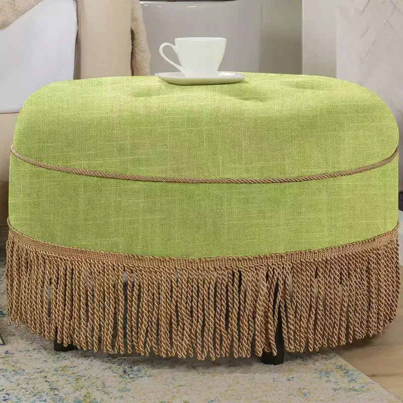 Pouf rotondo d'accento imbottito Jennifer Taylor Home Yolanda 24