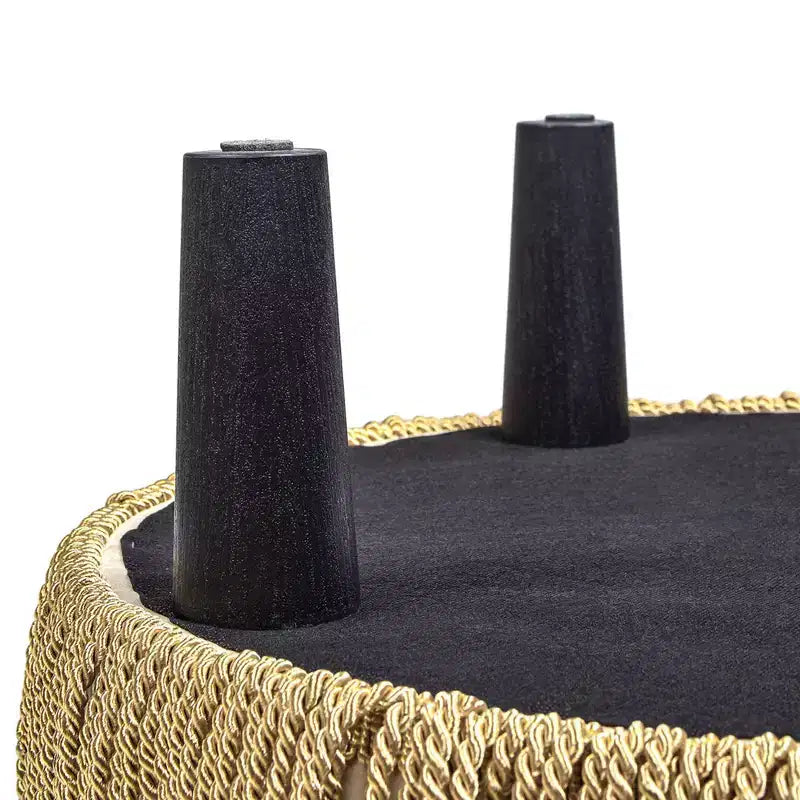 Pouf rotondo d'accento imbottito Jennifer Taylor Home Yolanda 24