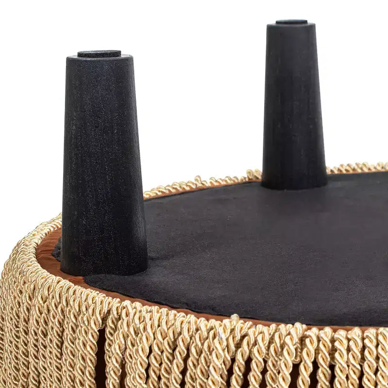Pouf rotondo d'accento imbottito Jennifer Taylor Home Yolanda 24