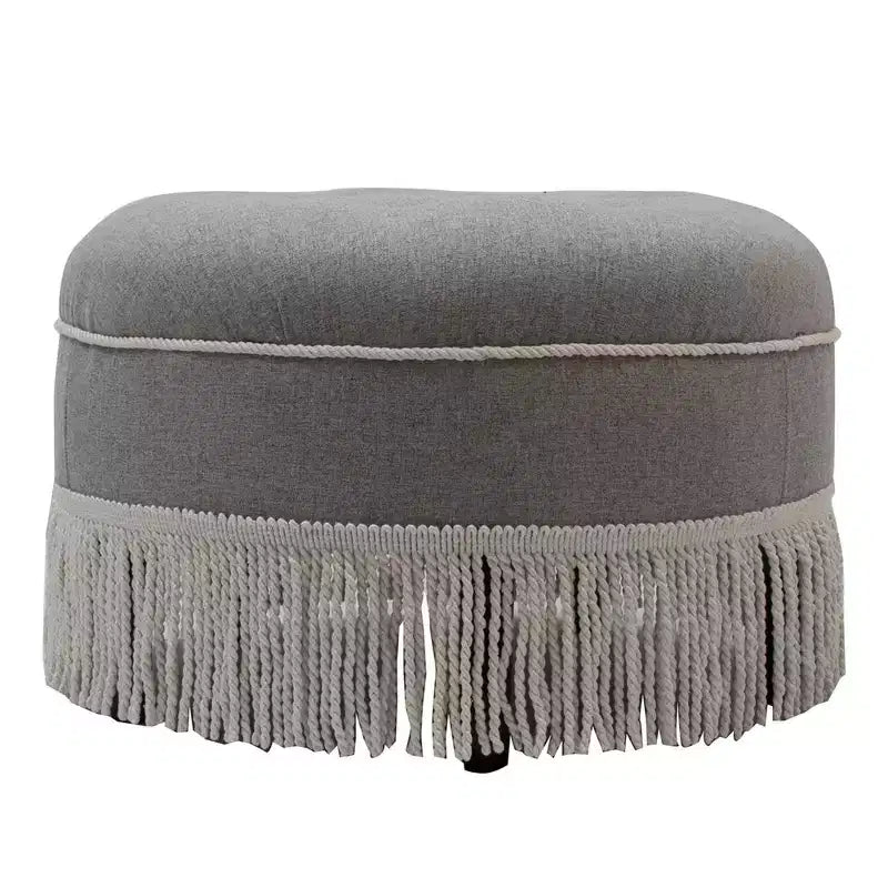 Pouf rotondo d'accento imbottito Jennifer Taylor Home Yolanda 24