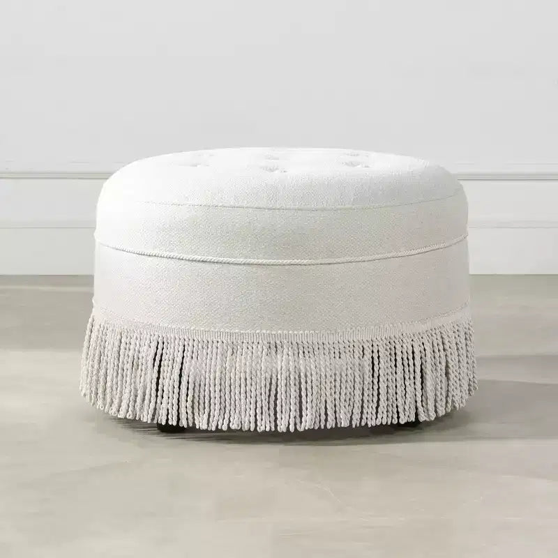 Pouf rotondo d'accento imbottito Jennifer Taylor Home Yolanda 24