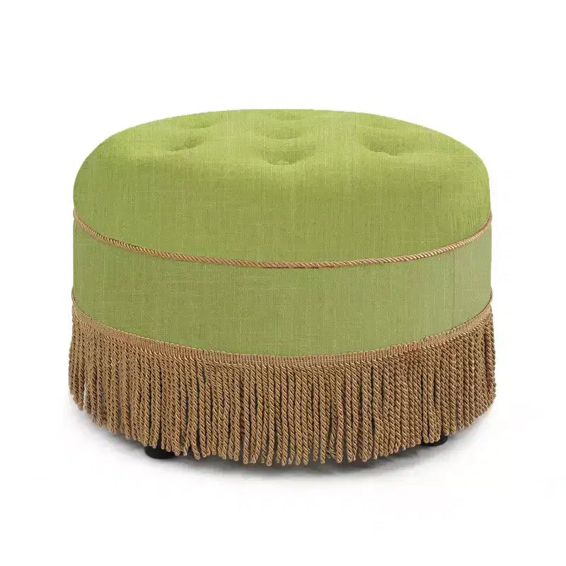 Pouf rotondo d'accento imbottito Jennifer Taylor Home Yolanda 24