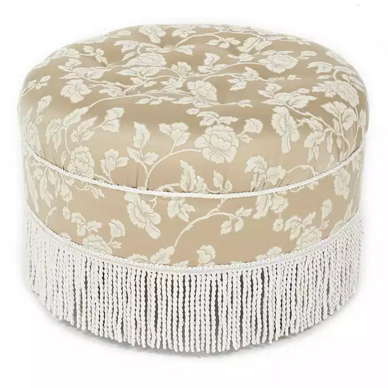 Pouf rotondo d'accento imbottito Jennifer Taylor Home Yolanda 24
