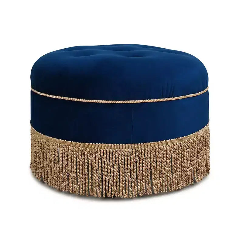 Pouf rotondo d'accento imbottito Jennifer Taylor Home Yolanda 24