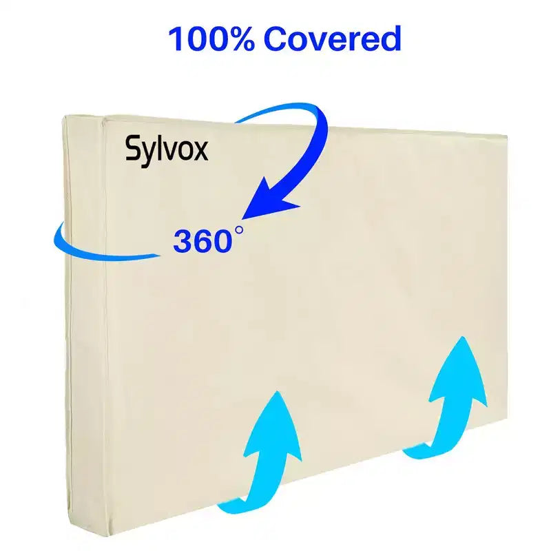 SYLVOX 50-55 Copertura TV da Esterno, Protettore Schermo Piatto Televisione, Protettore Impermeabile Antipolvere