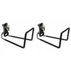 Rubbermaid FastTrack Rail Garage Storage System Water Hose Hook, Black (2 Pack)