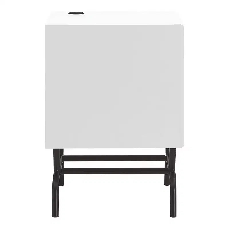 24/7 Shop At Home 18 Tavolino moderno da divano Meadowgrove con 1 cassetto, porte USB e ripiano