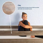 Max & Lily Letto a soppalco basso con scivolo e scale per bambini, in legno massello, con 14 sponde protettive