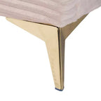 Baxton Studio Abberton Letto a Pannelli Moderno e Contemporaneo in Velluto e Metallo