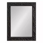 Specchio intagliato in legno Natesa di Kate & Laurel All Things Decor, 60x80 cm