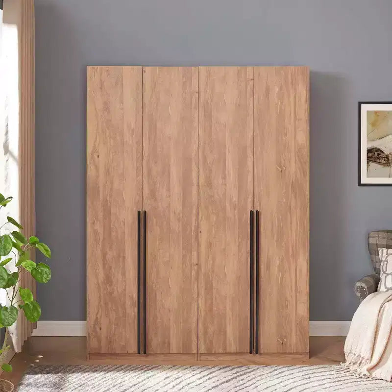 Armadio a due ante con 5 ripiani Manhattan Comfort Lee