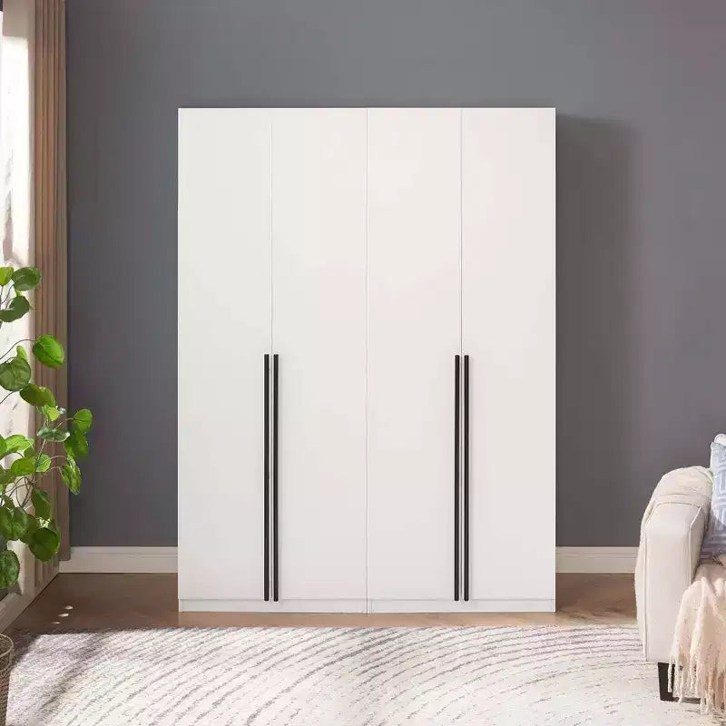 Armadio a due ante con 5 ripiani Manhattan Comfort Lee