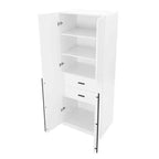 Armadio a due ante con 5 ripiani Manhattan Comfort Lee
