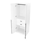 Armadio a due ante con 5 ripiani Manhattan Comfort Lee