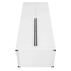 Armadio a due ante con 5 ripiani Manhattan Comfort Lee