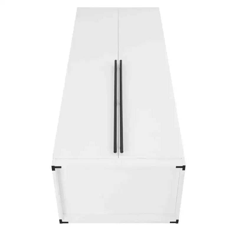 Armadio a due ante con 5 ripiani Manhattan Comfort Lee