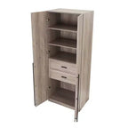 Armadio a due ante con 5 ripiani Manhattan Comfort Lee
