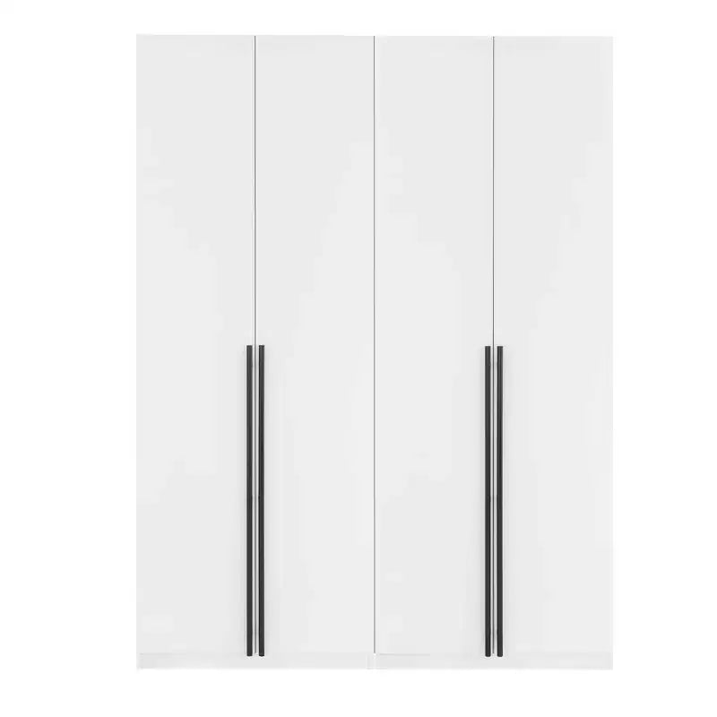 Armadio a due ante con 5 ripiani Manhattan Comfort Lee