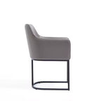 Sedia da pranzo imbottita in similpelle Serena Modern - Manhattan Comfort