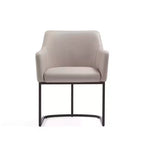 Sedia da pranzo imbottita in similpelle Serena Modern - Manhattan Comfort