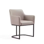 Sedia da pranzo imbottita in similpelle Serena Modern - Manhattan Comfort