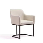 Sedia da pranzo imbottita in similpelle Serena Modern - Manhattan Comfort