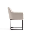 Sedia da pranzo imbottita in similpelle Serena Modern - Manhattan Comfort