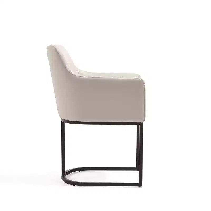 Sedia da pranzo imbottita in similpelle Serena Modern - Manhattan Comfort
