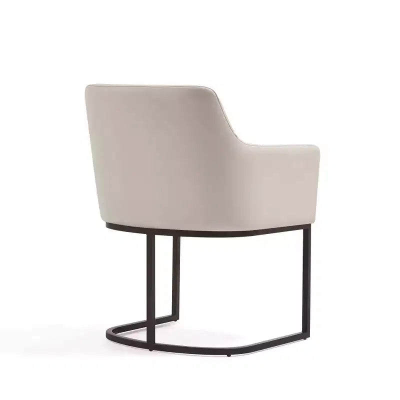 Sedia da pranzo imbottita in similpelle Serena Modern - Manhattan Comfort