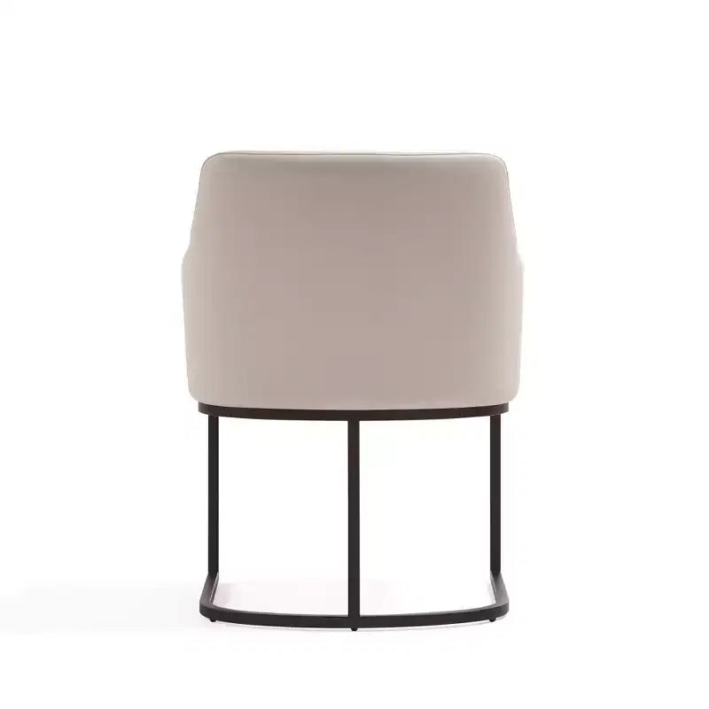 Sedia da pranzo imbottita in similpelle Serena Modern - Manhattan Comfort