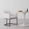 Serena Modern Leatherette Upholstered Dining Armchair - Manhattan Comfort