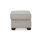 Signature Design by Ashley Gaelon, pouf con piedini torniti, imbottitura fissa, grigio e marrone