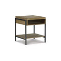 Signature Design by Ashley Contemporary Fridley End Table Brown/Black