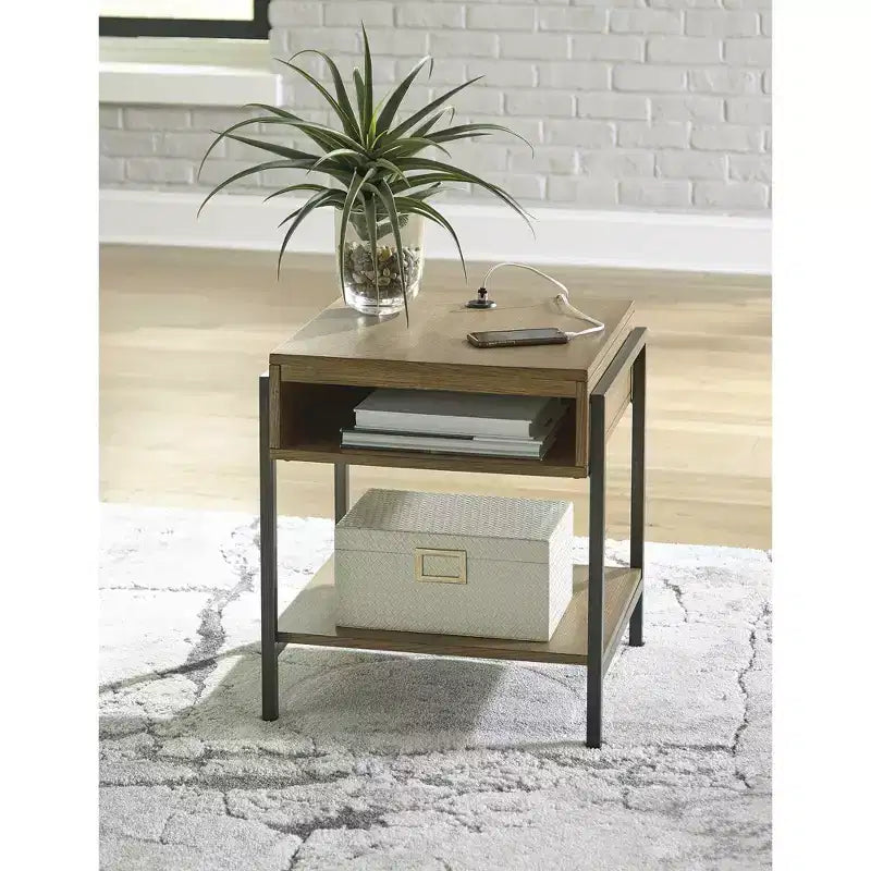 Signature Design by Ashley Tavolino Finale Contemporaneo Fridley Marrone/Nero