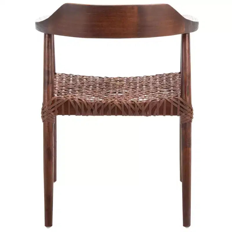 Poltrona Munro in pelle intrecciata - ACH1005 - Safavieh