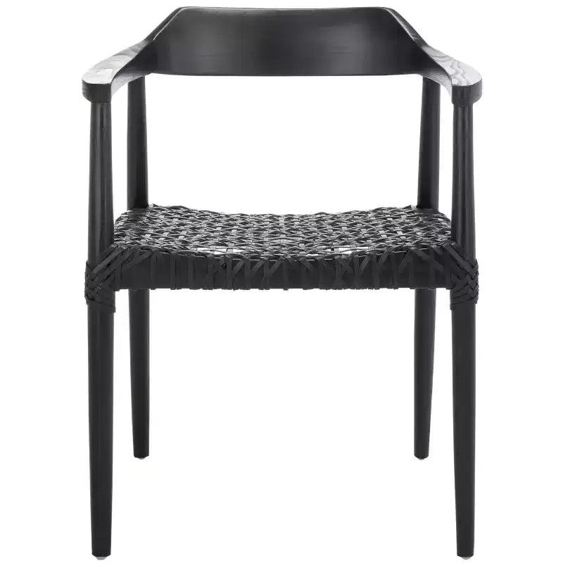 Munro Leather Woven Accent Chair - ACH1005 - Safavieh