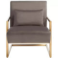 Konomi Arm Chair - ACH5204A - Dark Taupe - Safavieh