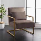 Poltrona Konomi - ACH5204A - Tortora Scuro - Safavieh