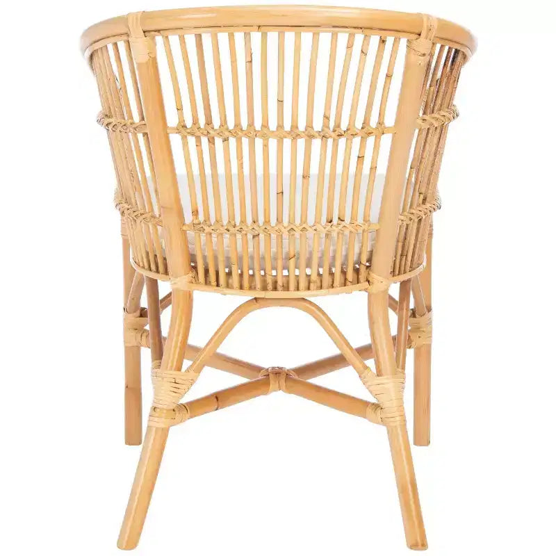 Sedia accent Olivia in rattan con cuscino - ACH6516 - Safavieh