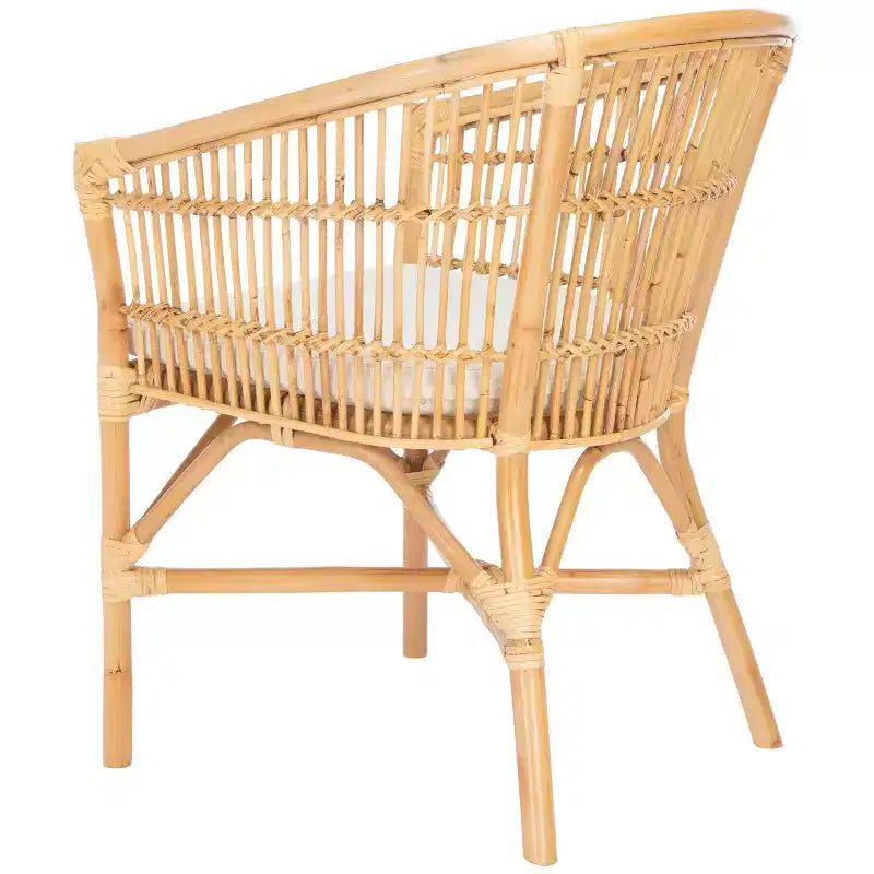 Sedia accent Olivia in rattan con cuscino - ACH6516 - Safavieh