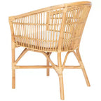 Sedia accent Olivia in rattan con cuscino - ACH6516 - Safavieh