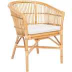 Sedia accent Olivia in rattan con cuscino - ACH6516 - Safavieh