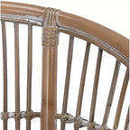 Sedia accent Olivia in rattan con cuscino - ACH6516 - Safavieh