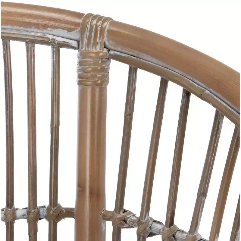 Sedia accent Olivia in rattan con cuscino - ACH6516 - Safavieh