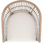 Sedia accent Olivia in rattan con cuscino - ACH6516 - Safavieh