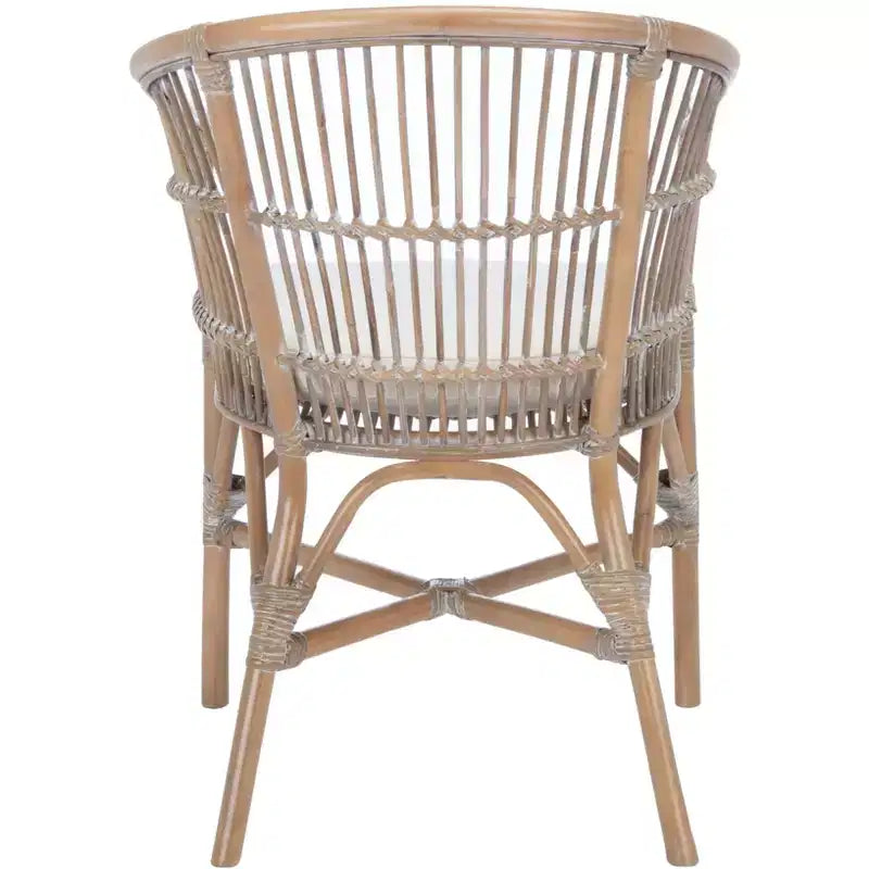 Sedia accent Olivia in rattan con cuscino - ACH6516 - Safavieh