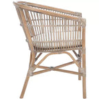 Sedia accent Olivia in rattan con cuscino - ACH6516 - Safavieh