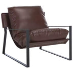 Poltrona Popham Pillow Top - ACH4520 - Marrone scuro/Nero - Safavieh