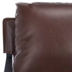 Poltrona Popham Pillow Top - ACH4520 - Marrone scuro/Nero - Safavieh